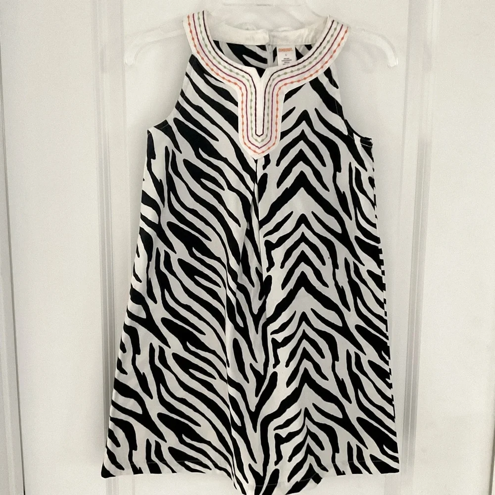 Gymboree Zebra Dress Size 8